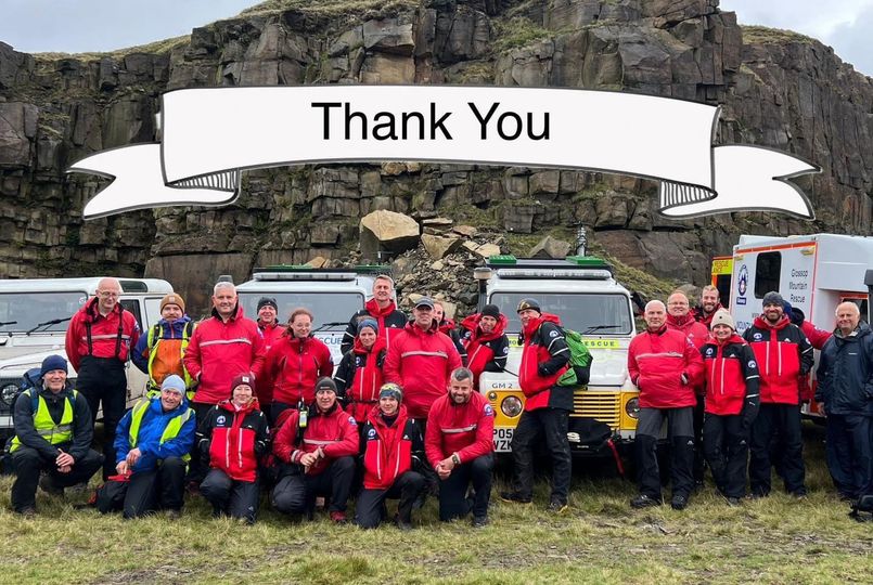 Thank You!!! - Glossop Mountain Rescue Team
